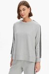 Stripe Sleeve Sweat (Summer Weight)