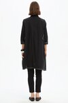 Handkerchief Hem Contrast Shirt