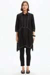 Handkerchief Hem Contrast Shirt
