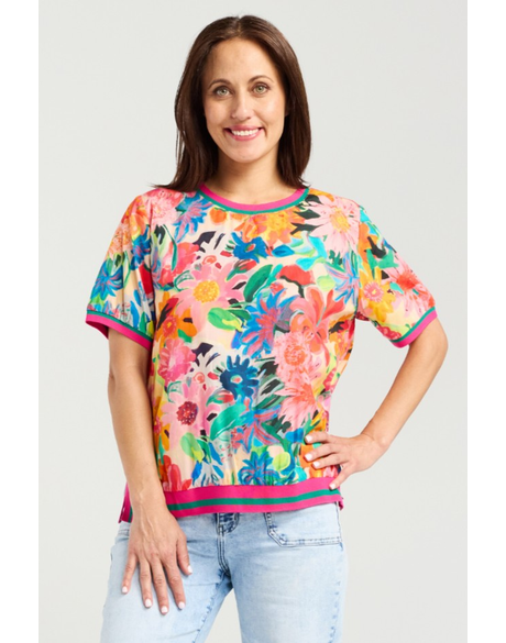 Zoe Top (Tropic Garden)