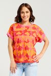 Olivia Top (Fuchsia Glow)