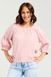Caitlin Top (Pink Stripe)