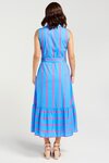 Peyton Dress (Blue Pink Stripe)