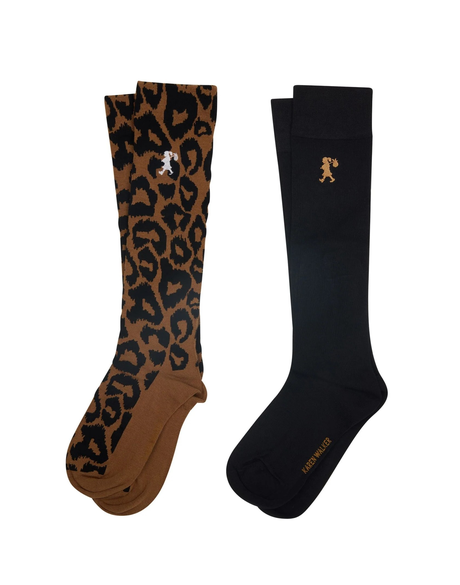Leopard Kneehigh Socks