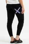 Apartment Pants (Black w Blue Haven Stripe)