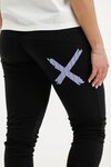 Apartment Pants (Black w Blue Haven Stripe)