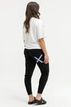 Apartment Pants (Black w Blue Haven Stripe)