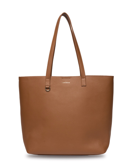 Carter Tote Tan & Tan Chain Print