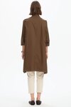 Handkerchief Hem Contrast Shirt