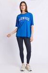 Interval Tee (Cobalt & Neon Pink)