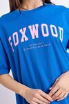 Interval Tee (Cobalt & Neon Pink)