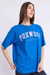 Interval Tee (Cobalt & Neon Pink)