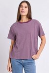 Hutch Stripe Tee (Plum)