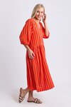 Bloom Dress (Tangello Stripe)