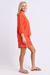 Bloom Shirt (Tangello Stripe)