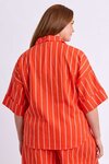 Bloom Shirt (Tangello Stripe)