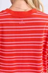 Rouge Tee Dress (Tangello/Pink Stripe)