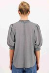 Influential Mini Gingham High Neck Top