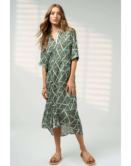 Prisim Shirt Dress