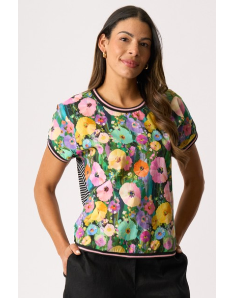 Knit Back - Round Neck Top