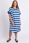 Mckinley Dress (China Blue/White Stripe)