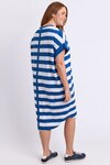 Mckinley Dress (China Blue/White Stripe)
