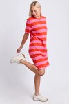 Sprtiz Stripe Dress (Tang/Pink Lemonade Stripe)