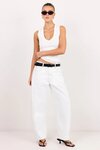 Varsity Forward Seam Barrel Jeans