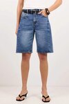 Acadmy Deep Blue Denim Barrel Shorts
