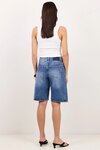 Acadmy Deep Blue Denim Barrel Shorts