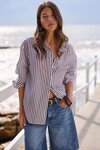 Acadmy Deep Blue Denim Barrel Shorts