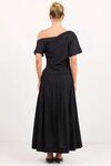 Proximity Black Tee Shirt Maxi Dress