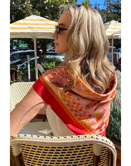 The DH X Jackie Green The Sweet As Silk Scarf