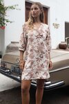 Bohemian Rose Shift Dress