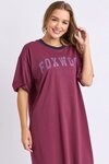 Intention Contrast Tee Dress