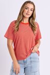 Hutch Stripe Tee (Grenadine)