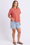 Hutch Stripe Tee (Grenadine)