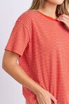 Hutch Stripe Tee (Grenadine)