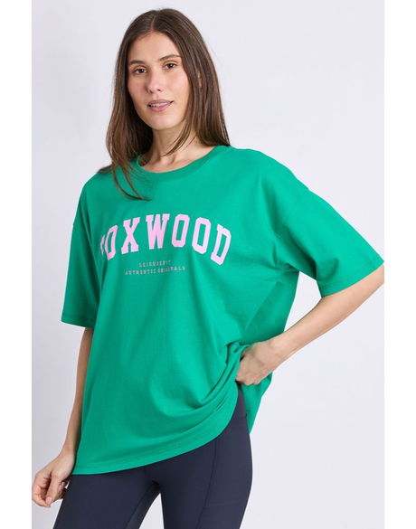 Interval Tee (Bright Green & Pink)