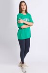Interval Tee (Bright Green & Pink)
