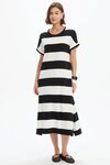 Stripe Easy Midi Dress