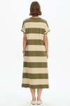 Stripe Easy Midi Dress