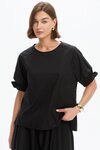 Ruffle Sleeve Detail Top