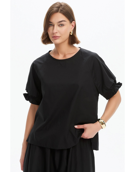 Ruffle Sleeve Detail Top