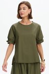 Ruffle Sleeve Detail Top