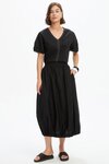 Pin Tuck Hem Poplin Skirt