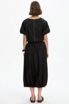 Pin Tuck Hem Poplin Skirt