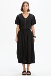 Pin Tuck Hem Poplin Skirt