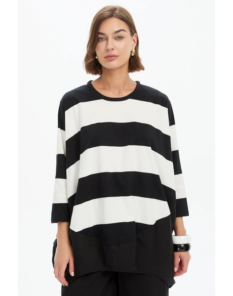 Stripe Billow Combi Top