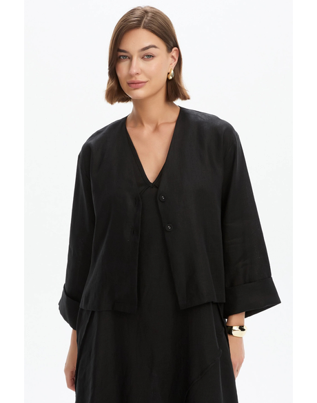 Relaxed Linen Cardi